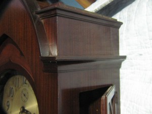 Antique grandfather clock by Herschede Gothic Style